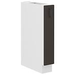 Stilo kuhinjski element 1 ladica 15x52x82 bijeli/tamno sivi