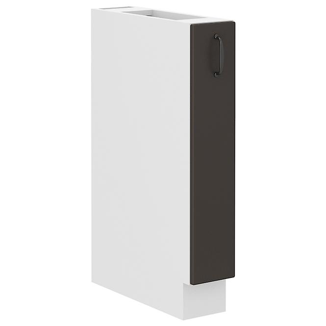 Stilo kuhinjski element 1 ladica 15x52x82 bijeli/tamno sivi