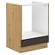 Stilo kuhinjski element 60x52x82 natur (artisan hrast)/tamno sivi