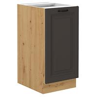 Stilo kuhinjski element 1 vrata 40x52x82 natur (artisan hrast)/tamno sivi