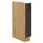 Stilo kuhinjski element 1 ladica 15x52x82 natur (artisan hrast)/tamno sivi