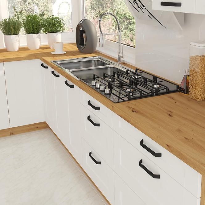 Luna kuhinjski element 3 ladice 80x52x82 bijeli/natur (artisan hrast)