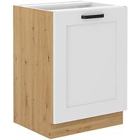 Luna kuhinjski element 1 vrata 60x52x82 bijeli/natur (artisan hrast)