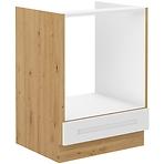 Luna kuhinjski element 60x52x82 bijeli/natur (artisan hrast)