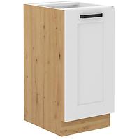 Luna kuhinjski element 1 vrata 40x52x82 bijeli/natur (artisan hrast)