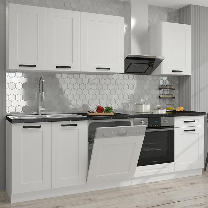 Luna kuhinjski element 2 vrata za sudoper 80x52x82 bijeli