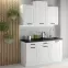 Luna kuhinjski element 1 ladica 15x52x82 bijeli,4