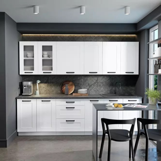 Luna kuhinjski element 1 ladica 15x52x82 bijeli,5