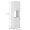 Stilo kuhinjski element 2 vrata 60x57x210 bijeli,2
