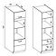 Stilo kuhinjski element 2 vrata 60x57x210 bijeli,3