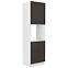 Stilo kuhinjski element 1 vrata +3 ladice 60x57x210 bijeli/tamno sivi
