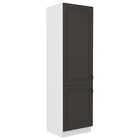 Stilo kuhinjski element 2 vrata 60x57x210 bijeli/tamno sivi
