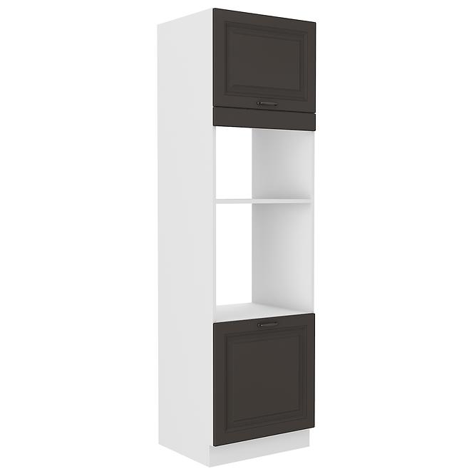 Stilo kuhinjski element 2 vrata 60x57x210 bijeli/tamno sivi