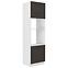 Stilo kuhinjski element 2 vrata 60x57x210 bijeli/tamno sivi