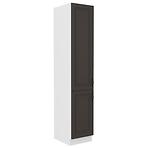 Stilo kuhinjski element 2 vrata 40x57x210 bijeli/tamno sivi