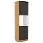 Stilo kuhinjski element 1 vrata +3 ladice 60x57x210 natur (artisan hrast)/tamno sivi