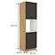Stilo kuhinjski element 2 vrata 60x57x210 natur (artisan hrast)/tamno sivi,2
