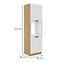 Luna kuhinjski element za pećnicu 2 vrata 60x57x210 beli/natur (artisan hrast),2