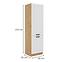 Luna kuhinjski element 2 vrata 60x57x210 bijeli/natur (artisan hrast),2