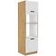 Luna kuhinjski element 2 vrata 60x57x210 bijeli/natur (artisan hrast)