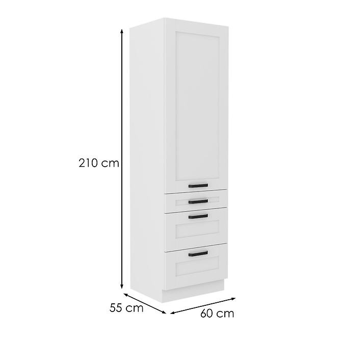 Luna kuhinjski element 2 vrata+3 ladice 60x57x210 bijeli