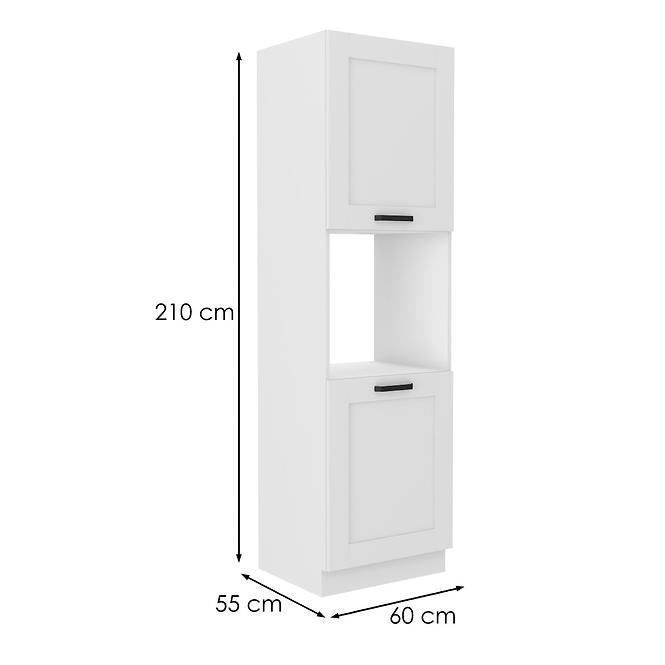 Luna kuhinjski element za pećnicu 2 vrata 60x57x210 bijeli