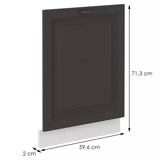 Stilo vrata 59,6x2x71,3 tamno siva