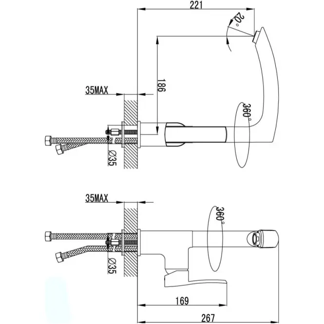 Slavina za sudoper Cb56 Atena,2