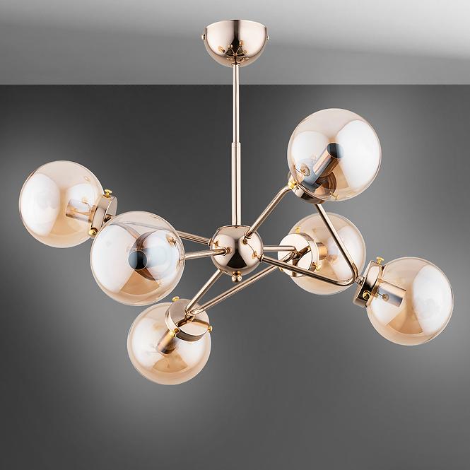 SVJETILJKA TRYMER GOLD 6 ŽARULJA. 63073 LW6
