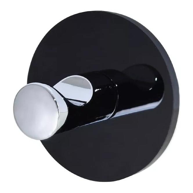 Okrugla vješalica Style 5x5 cm crna/krom 8031