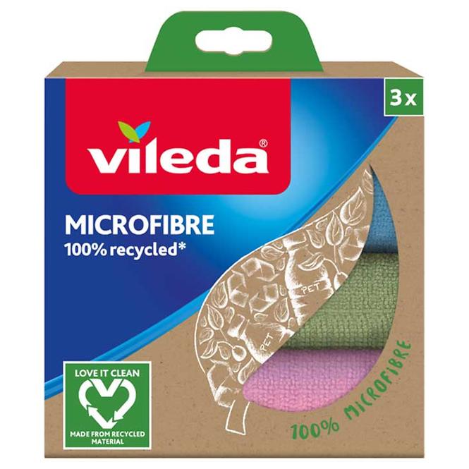 Krpa od mikrofibre Vileda 100% reciklirana 3 kom