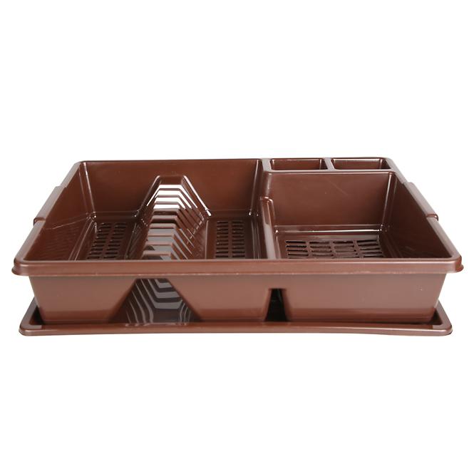 Ocjeđivač posuđa classic smeđi 0030 bent