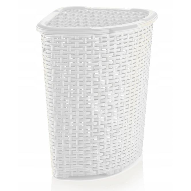 Kutna košara 52l ratan /bijela/ 402x402x58/katex
