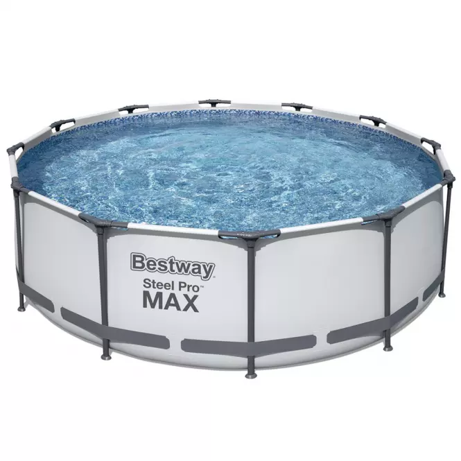Bazen s metalnom konstrukcijom i pumpom, Steel Pro Max, okrugli, 366 x 100 cm, 56418