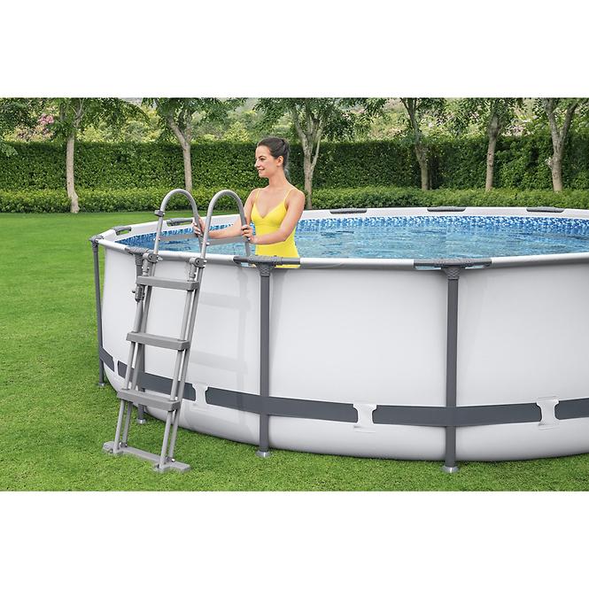 Bazen s metalnom konstrukcijom i pumpom, Steel Pro Max, okrugli, 366 x 100 cm, 56418