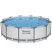 Bazen s metalnom konstrukcijom i pumpom, Steel Pro Max, okrugli, 366 x 100 cm, 56418