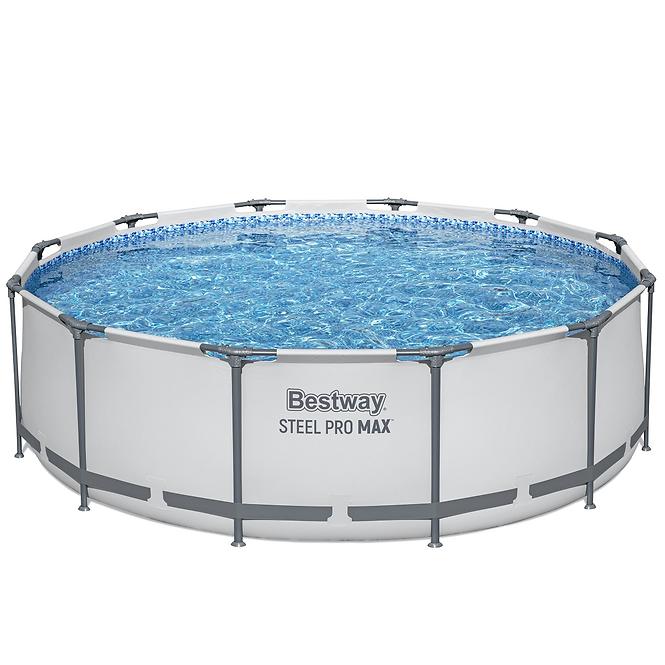 Bazen s metalnom konstrukcijom i pumpom, Steel Pro Max, okrugli, 366 x 100 cm, 56418