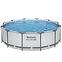 Bazen s metalnom konstrukcijom i pumpom, Steel Pro Max, okrugli, 366 x 100 cm, 56418