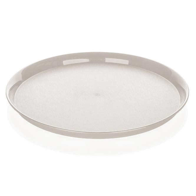 Pladanj okrugli plastični 32x2cm ivory 12824002