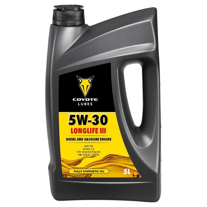 COYOTE LUBES 5W-30 LONGLIFE III 5L