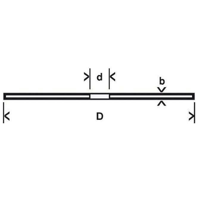 REZNI DISK STANDART FOR INOX X-LOCK 125 X 22,23 X 1
