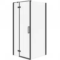 Tuš Kabina Jota Crna 90x90x195 Lijevo