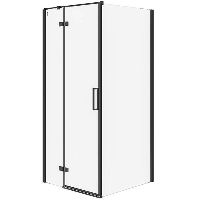 Tuš Kabina Jota Crna 90x90x195 Lijevo