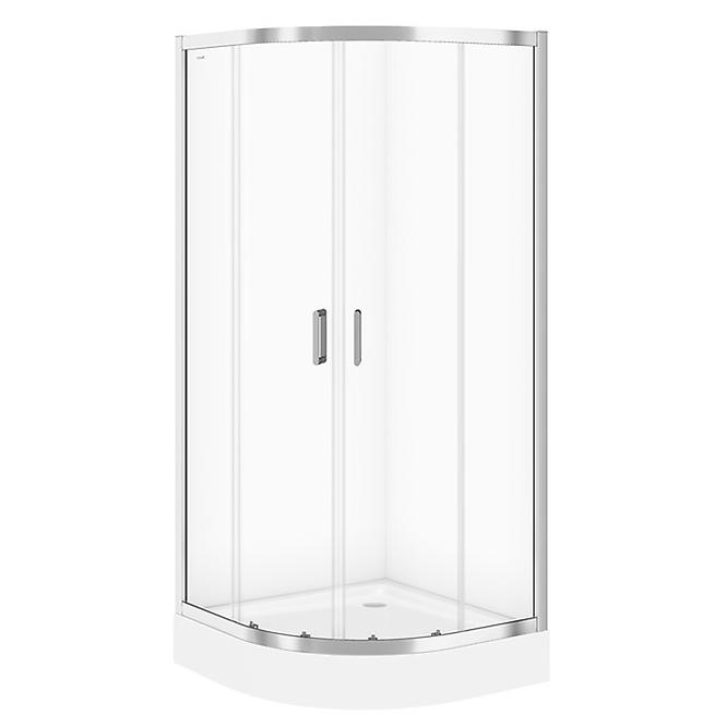 Polukruzna tuš kabina Arteco 90x90x190 S157-002
