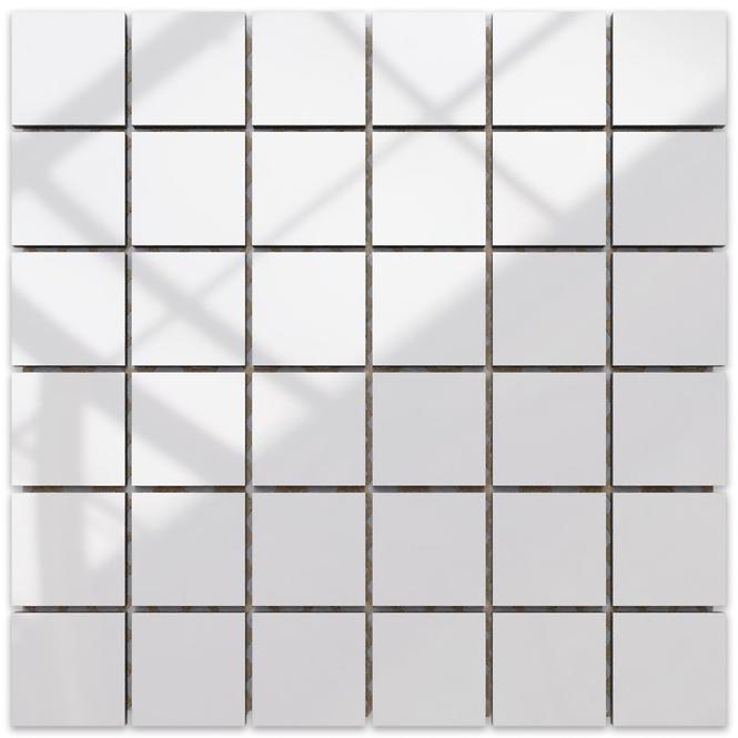 Mozaik pločica Blanco Brillo (4,8x4,8) 30/30           