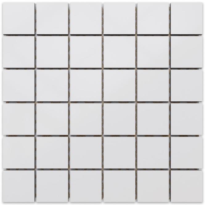 Mozaik pločica Blanco Mate (4,8x4,8) 30/30            