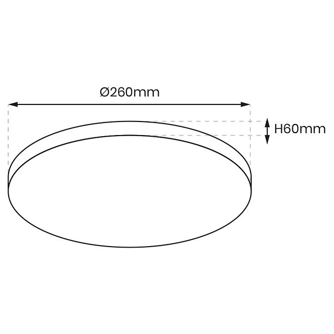 Plafonjera OLYMPIA GOLD EK77866 10W P1,3