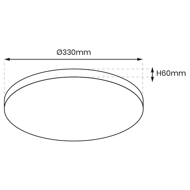 Plafonjera OLYMPIA GOLD EK77867 15W PL1