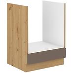 Bologna kuhinjski element  60dg bb 60x52x82 cm sivi hrast/artisan hrast