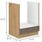 Bologna kuhinjski element  60dg bb 60x52x82 cm sivi hrast/artisan hrast,2